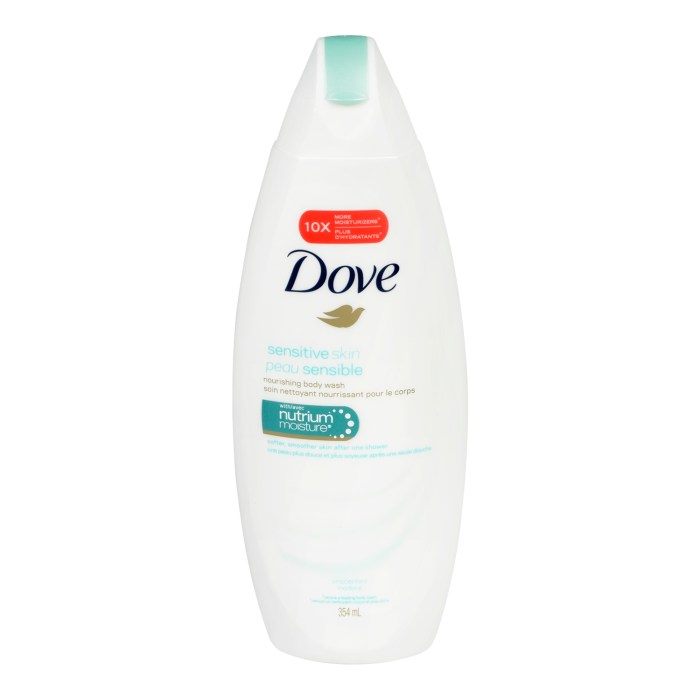 Dove body wash